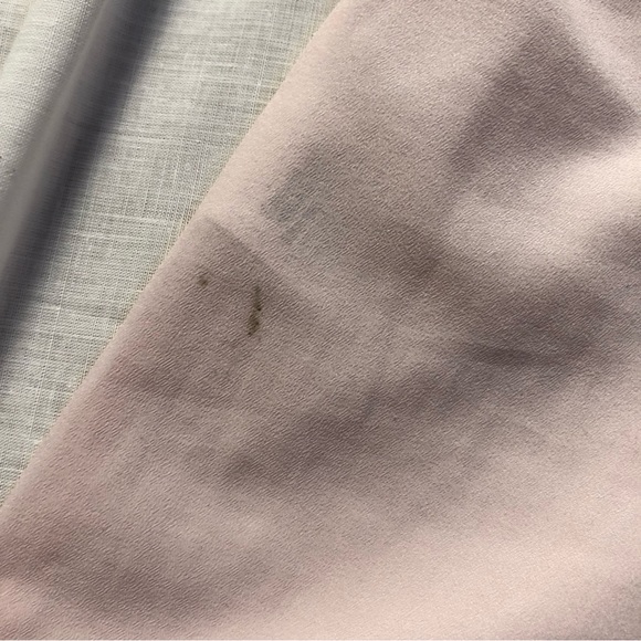 Blush pink Peter Pan collared, button backed shirt from Review - Picture 4 of 4